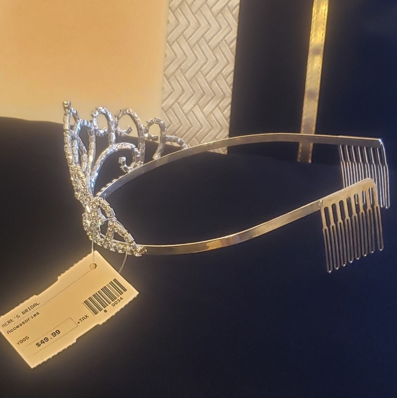 Beres Bridal Crystal Tiara NWT - Picture 2 of 2
